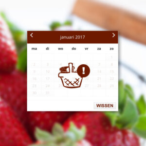 Agenda geeft geen bestelopties